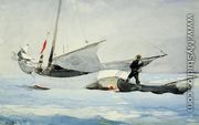 Stowing the Sail - Winslow Homer