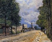 The Road from Gennevilliers - Alfred Sisley