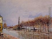 Flood at Port-Marly I - Alfred Sisley