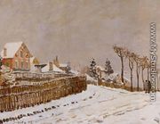 Snow at Louveciennes - Alfred Sisley