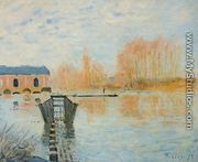 The Marly Machine and the Dam - Alfred Sisley