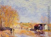 High Waters at Moret-sur-Loing - Alfred Sisley