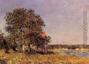 The Plain of Thomery and the Village of Champagne - Alfred Sisley