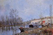 Banks of the Loing towards Moret - Alfred Sisley