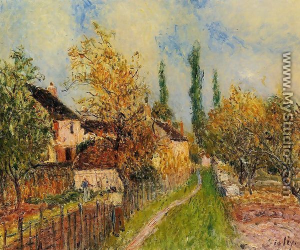 Path at Sablons - Alfred Sisley