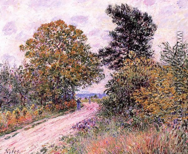 Edge of the Fountainbleau Forest - Morning - Alfred Sisley