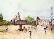 Moret-sur-Loing, Rain - Alfred Sisley
