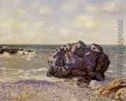 Langland Bay, Storr's Rock, Morning - Alfred Sisley