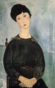 Seated Young Woman - Amedeo Modigliani