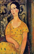 Young Woman in a Yellow Dress - Amedeo Modigliani