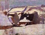 Pont-Aven in the Snow - Paul Gauguin