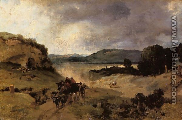 The Roman Campagna I - Jean-Baptiste-Camille Corot