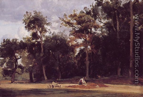 The Paver of the Chailly Road - Jean-Baptiste-Camille Corot