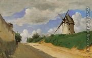 Windmill on the Cote de Picardie, near Versailles - Jean-Baptiste-Camille Corot