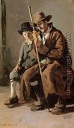 Two Italians, an Old Man and a Young Boy - Jean-Baptiste-Camille Corot