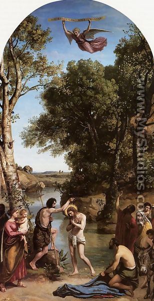 The Baptism of Christ - Jean-Baptiste-Camille Corot