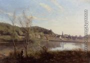 Ville d'Avray, the Large Pond and Villas - Jean-Baptiste-Camille Corot