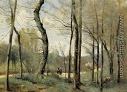 First Leaves, near Nantes - Jean-Baptiste-Camille Corot