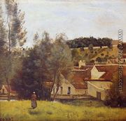 The Evaux Mill at Chiery, near Chateau Thierry - Jean-Baptiste-Camille Corot