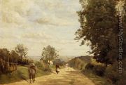 The Sevres Road - Jean-Baptiste-Camille Corot