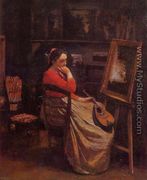 The Studio - Jean-Baptiste-Camille Corot