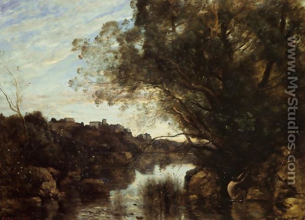 Souvenir of the Lake Nemi Region - Jean-Baptiste-Camille Corot
