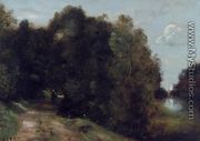 A Road through the Trees - Jean-Baptiste-Camille Corot