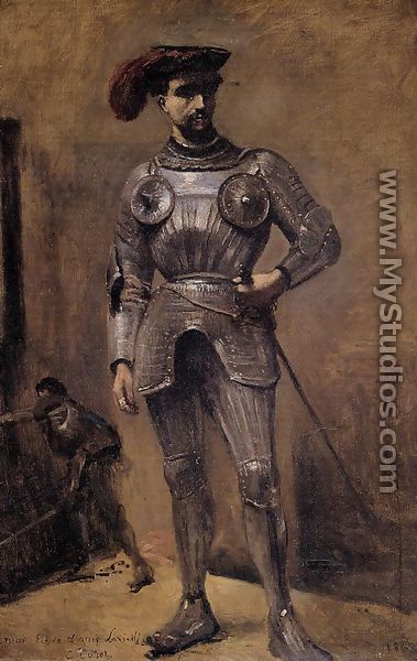 The Knight - Jean-Baptiste-Camille Corot