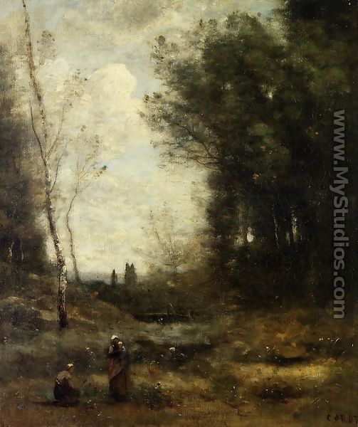 The Valley - Jean-Baptiste-Camille Corot