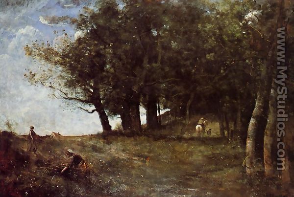 The Forestry Workers - Jean-Baptiste-Camille Corot