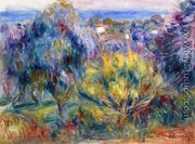 Landscape with a View of the Sea - Pierre Auguste Renoir
