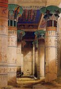 Portico of the Temple of Isis at Philae - David Roberts