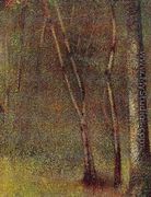In the Woods at Pontaubert - Georges Seurat