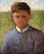 Young Peasant in Blue - Georges Seurat