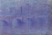 Waterloo Bridge, Fog Effect - Claude Oscar Monet