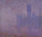 Houses of Parliament, Seagulls I - Claude Oscar Monet