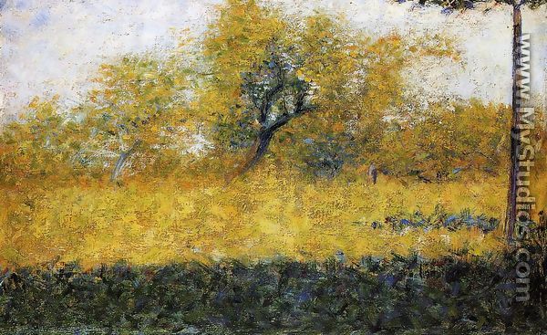 Edge of Wood, Springtime - Georges Seurat