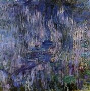 Water-Lilies, Reflection of a Weeping Willow - Claude Oscar Monet