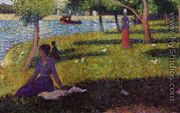 Seated and Standing Woman - Georges Seurat
