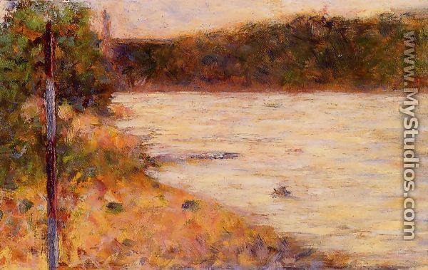 Banks of a River - Georges Seurat