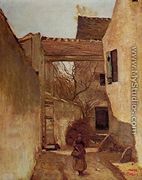 Village Corner, Ecouen - Jean-Baptiste-Camille Corot