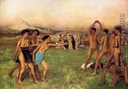 The Young Spartans - Edgar Degas