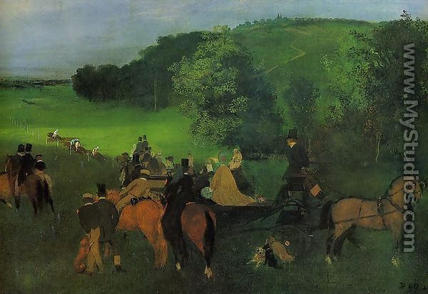 On the Racecourse - Edgar Degas