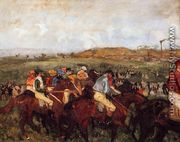 The Gentlemen's Race: Before the Start - Edgar Degas