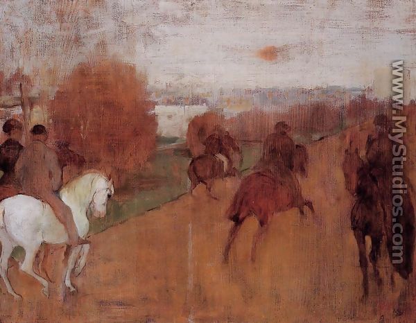 Riders on a Road - Edgar Degas