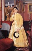 Portrait of Madame Edmondo Morbilli, nee Therese De Gas I - Edgar Degas