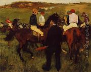 Out of the Paddock - Edgar Degas