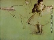 Dancers at the Barre (study) - Edgar Degas