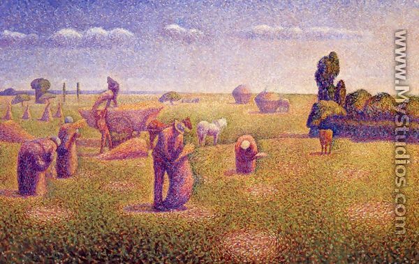 The Harvesters - Charles Angrand