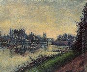 Landscape with Lock - Albert Dubois-Pillet